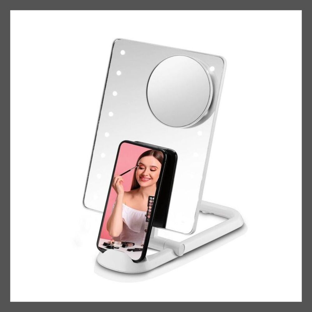 Conair -  LED Hollywood Lighted Social Media Vanity C White